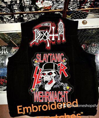 Death and slayer backpatches