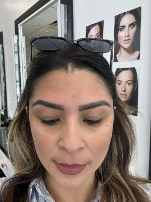 Post eyebrow and lash lift