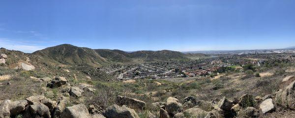 Ariel view from the cross