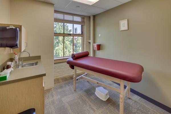 One of our clinic's treatment rooms