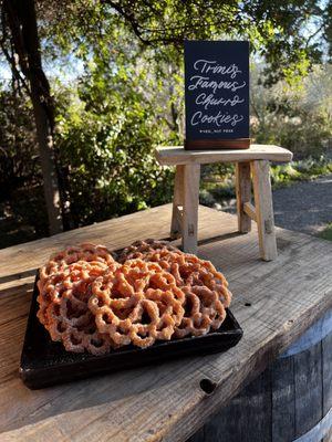 Our Churro Cookies photograph well due to their unique design and color.