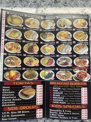 Food menu