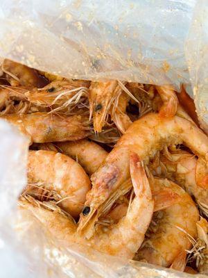 Shrimp w/ Shackie Sauce ($15.99/lb) - 3/5 stars