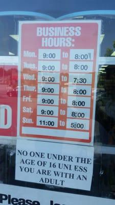 Business hours