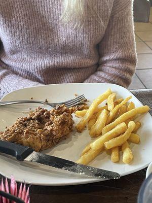 My wife's fried pork chop