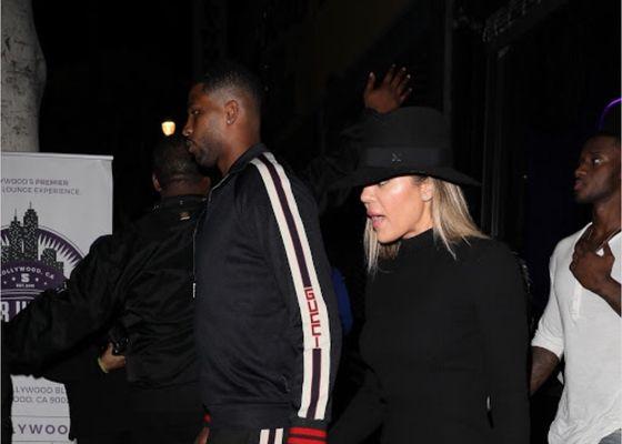 Khloe Kardashian and Tristan Thompson at Star Hookah