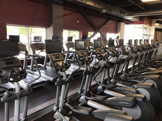 One of the cardio areas.