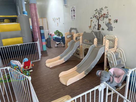 A play area for babies and toddlers aged 2 and under.