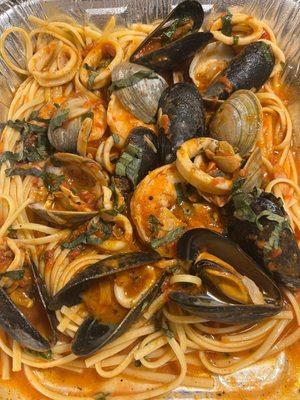 Seafood pasta