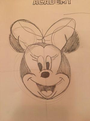 Minnie Mouse (Daughter's drawing)