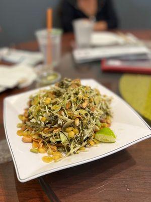 A1. Burmese Tea Leaf Salad (Vegetarian)