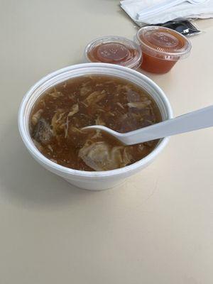 Hot and sour soup.