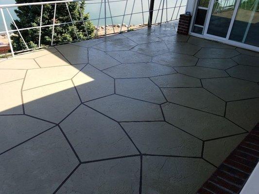 Flagstone micro topping