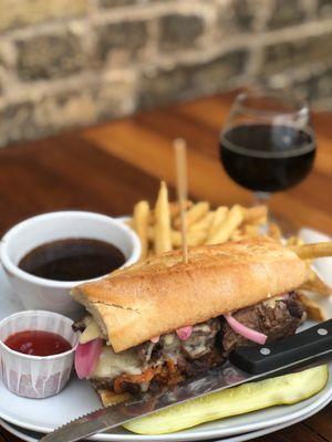 French dip w/ fries