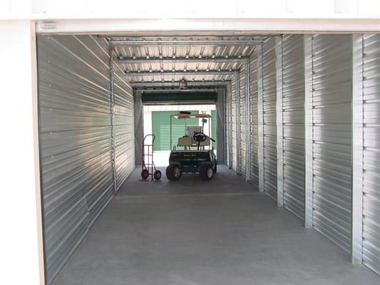 Storage units from 5x5 to 12x40 double access.