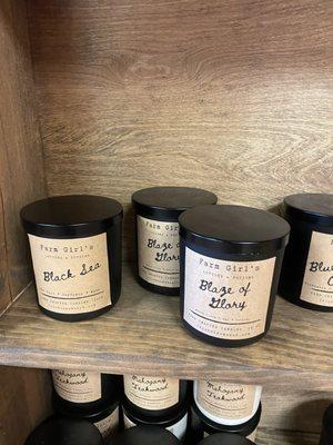 Hand poured candles