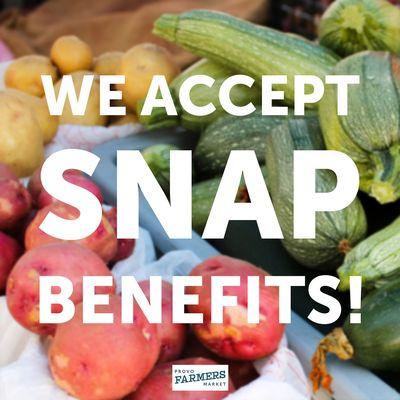 We are able to double $60 of your SNAP dollars when spent on fruits and veggies this year. MORE DOUBLING THAN EVER!!!