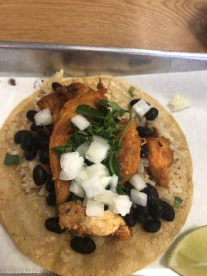 Chicken taco