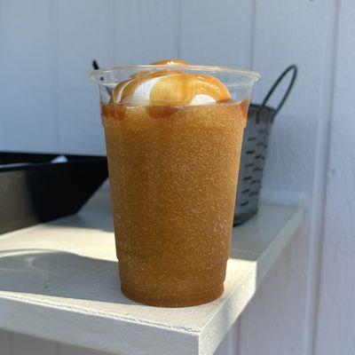 Apple cider slushie!