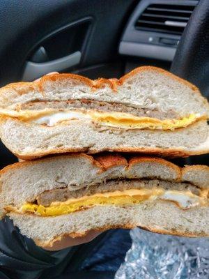 Sausage egg and cheese *salivate