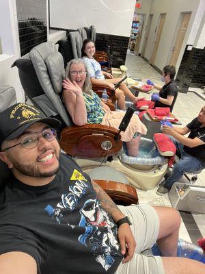 Family pedicures