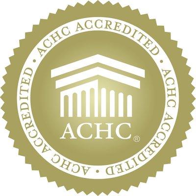 Only Care Home Health is accredited by (ACHC) Accreditation Commission for Health Care, highlighting our commitment to excellence.