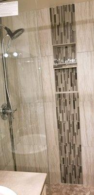 My new shower. Wow!