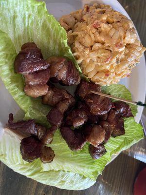 Lamb with Pasta Salad