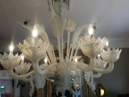 incredibly beautiful murano glass chandelier