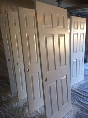 Interior door painting