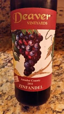 Best Zinfandel ever.