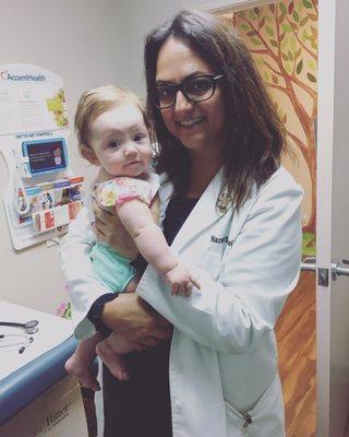 Dr. Sanaei and little Sawyer