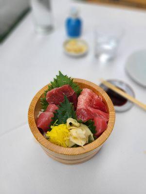 Premium Tuna Bowl ( Akami, Chutoro, Otoro)