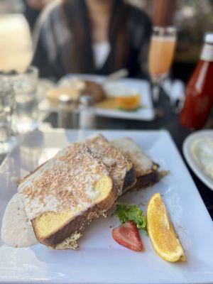 Coconut french toast