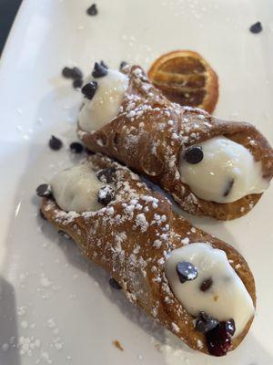 Cannoli for the grand finale is a must.