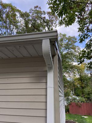 downspouts - new and oversized