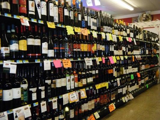 Diverse wine selection!