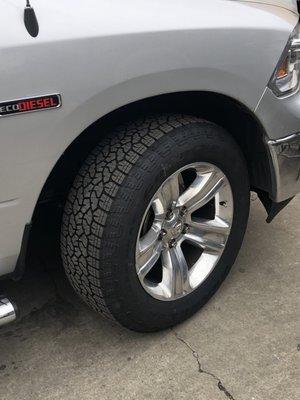 Goodyear tires. Great price...Excellent Service.