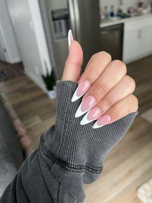 French tip acrylics