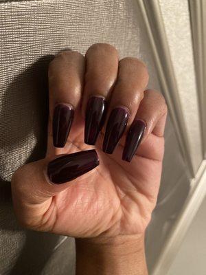 Coffin Gel Extensions