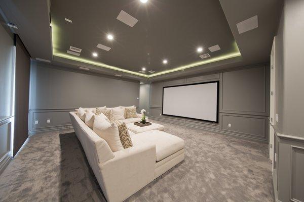 Calabasas home cinema remodel 2016