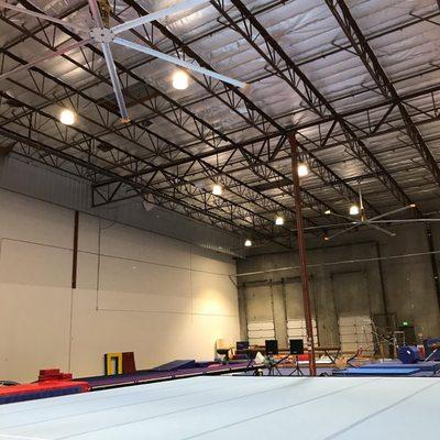 16,000 sqft facility supports fun and exciting gymnastics for preschoolers through the highest levels of competition.