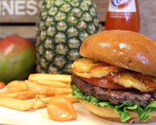 Polynesian Pineapple Kissed Burger