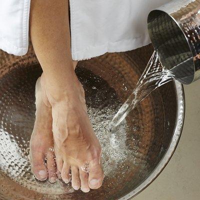 Complimentary Foot Soak Ritual starts out any service!