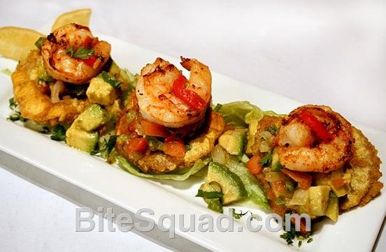 Grilled Shrimp/Avocado Tapas