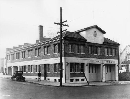 Historic image of Fire Station no. 07 SE Portland, offices of Harris Sliwoski