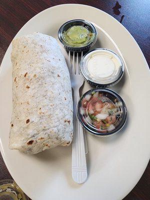 King Burrito with steak