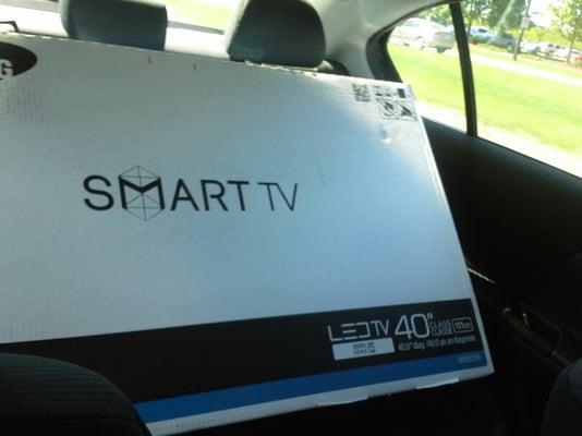 Our Samsung Smart TV - 40 inches, HD and reasonable priced at $400.