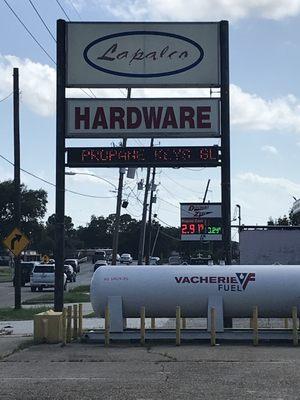 Store Sign on Lapalco