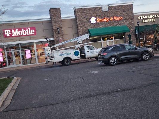 Orchard town center next to starbucks